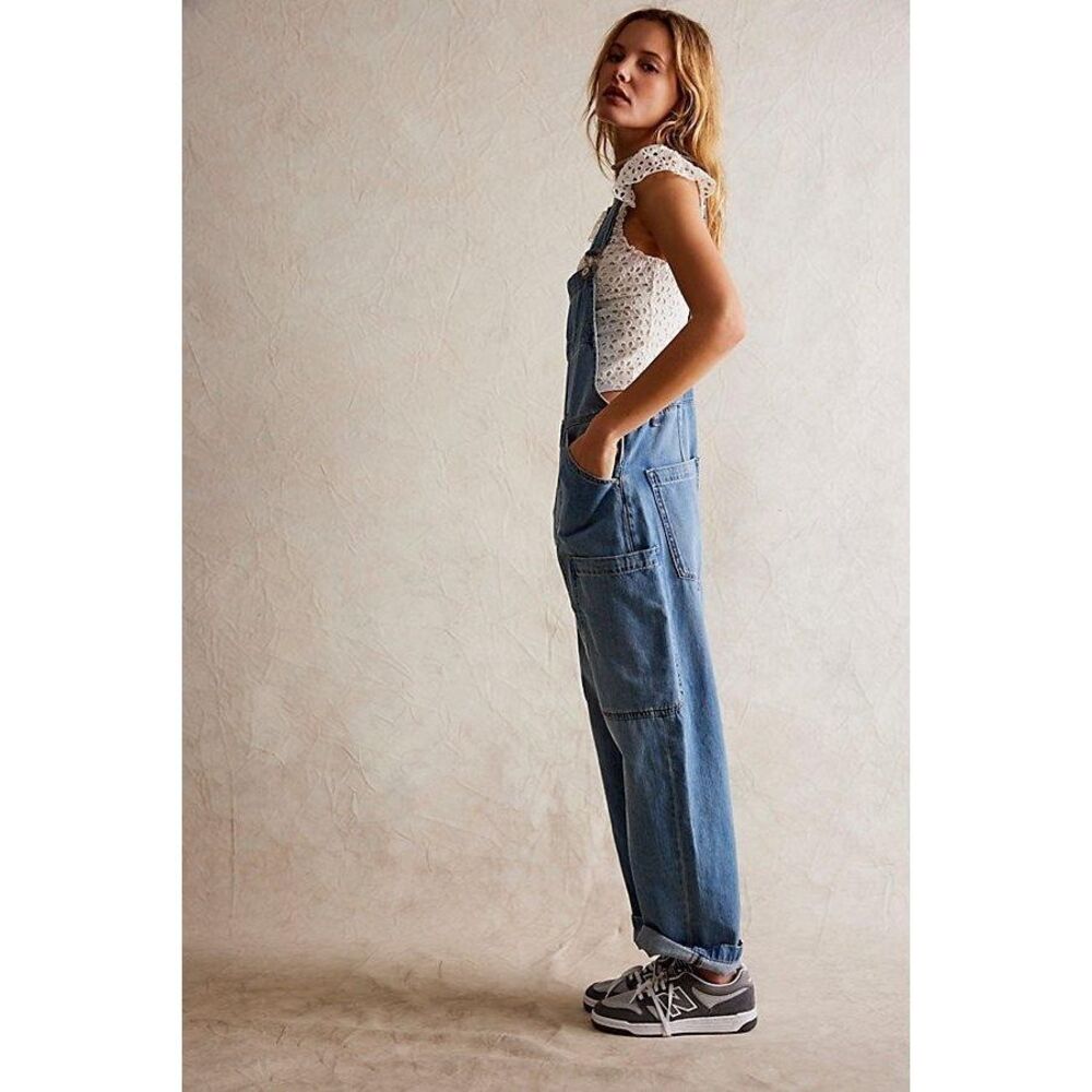 Free People We The Free Way Back Overalls - Picture 3 of 7